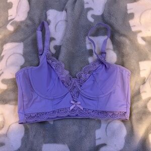 Purple bralette